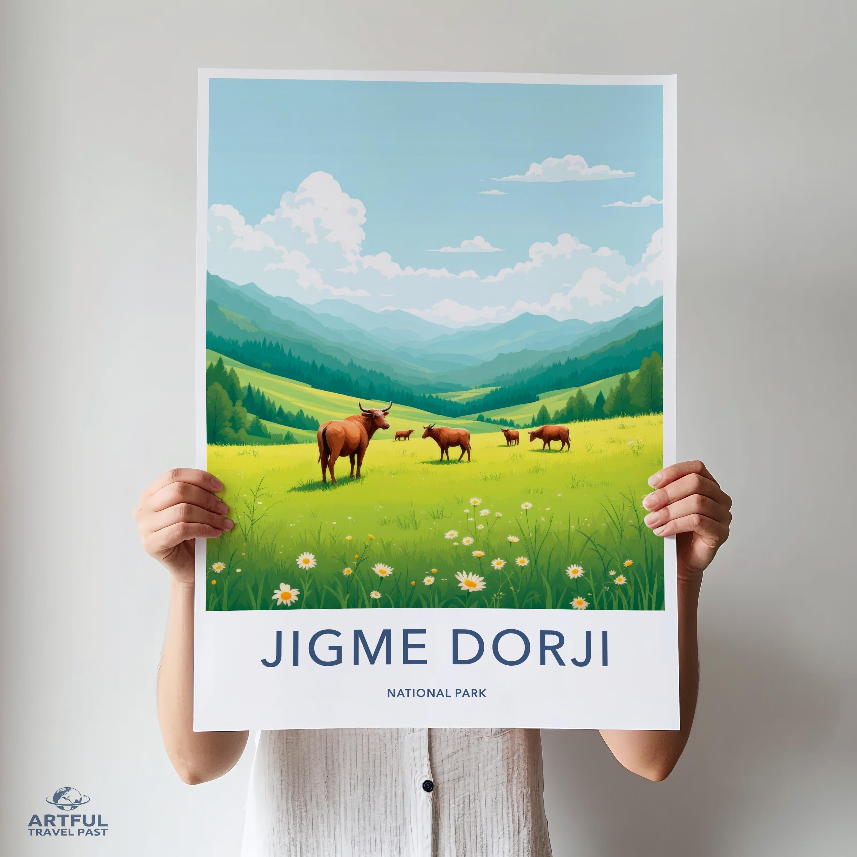 Jigme Dorji National Park Poster