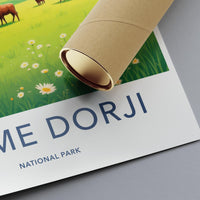 Jigme Dorji National Park Poster