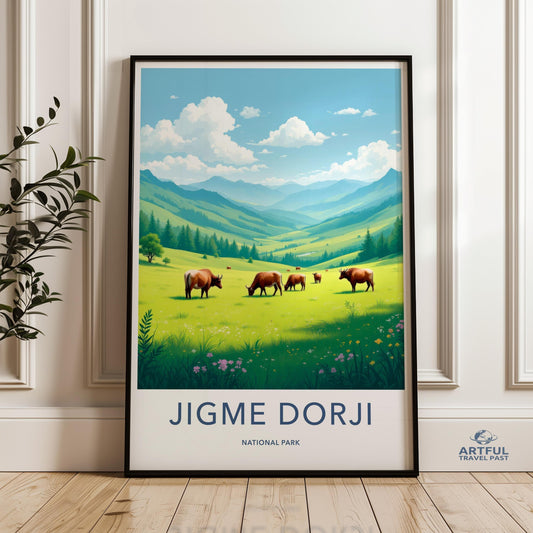 Jigme Dorji Poster - Bhutan Wall Art