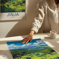 Jinja Poster | Uganda Wall Art | Africa Decor