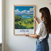 Jinja Poster | Uganda Wall Art | Africa Decor