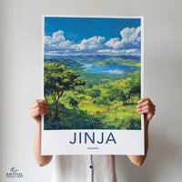 Jinja Poster | Uganda Wall Art | Africa Decor