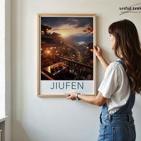 Jiufen Poster - Taiwan Wall Art