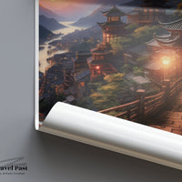 Jiufen Poster - Taiwan Wall Art