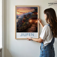 Jiufen Poster - Taiwan Wall Art