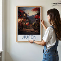 Jiufen Poster - Taiwan Wall Art