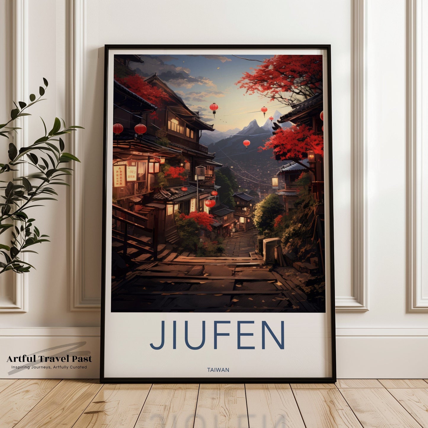 Jiufen Poster - Taiwan Wall Art