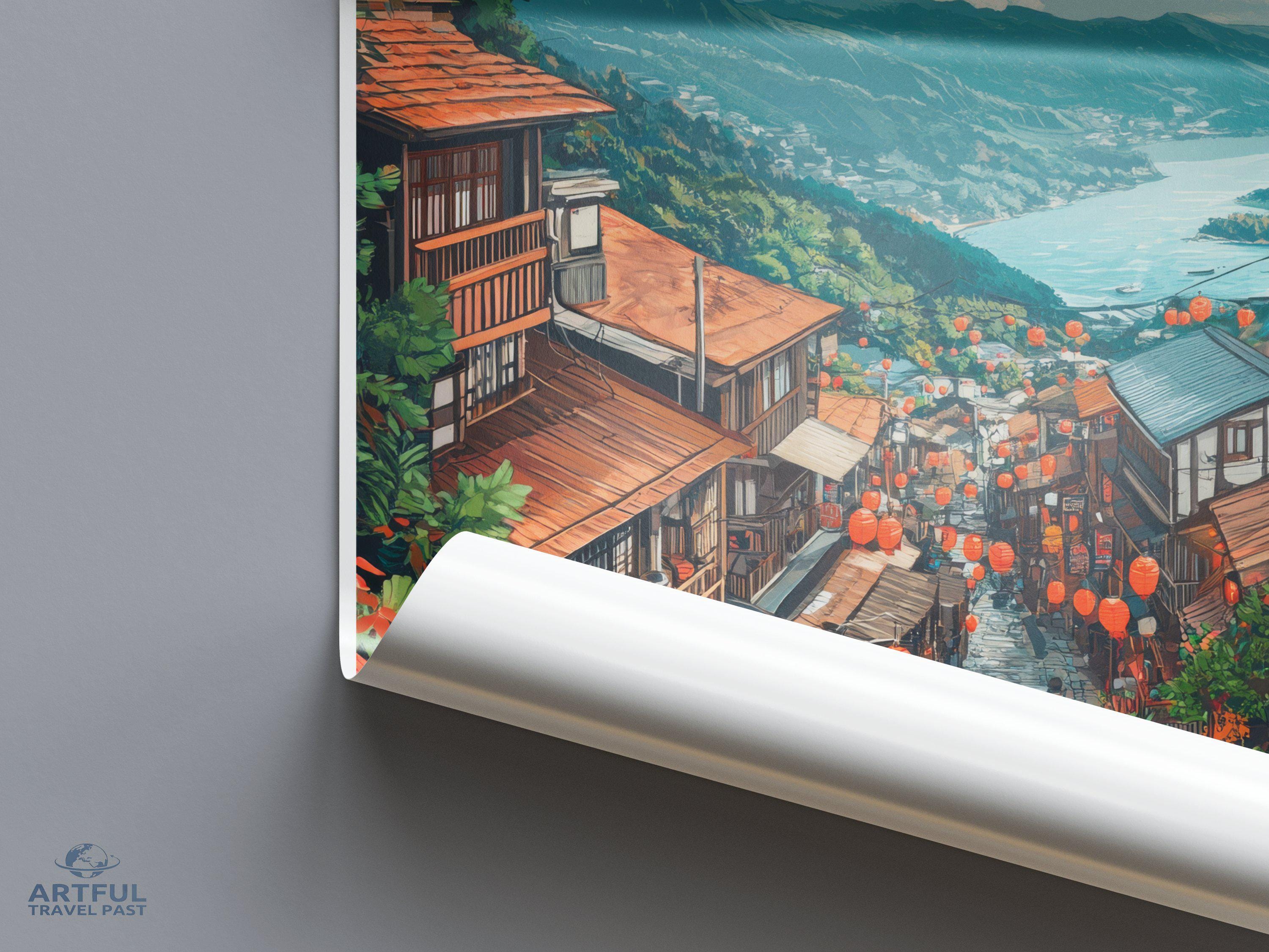 Jiufen Poster - Taiwan Wall Art