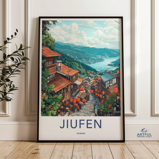Jiufen Poster - Taiwan Wall Art