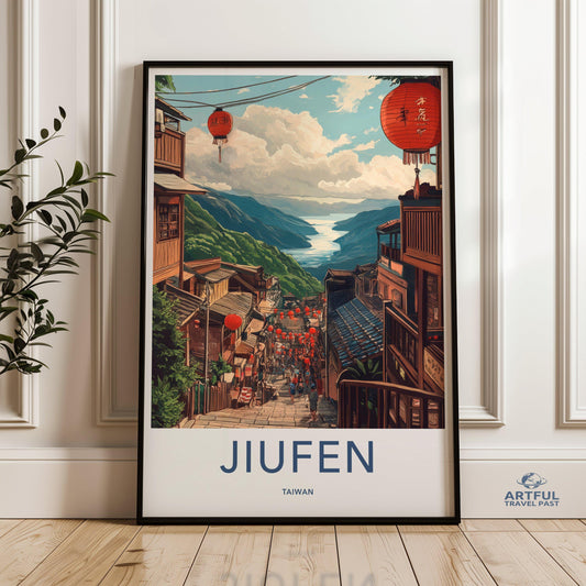 Jiufen Poster - Taiwan Wall Art