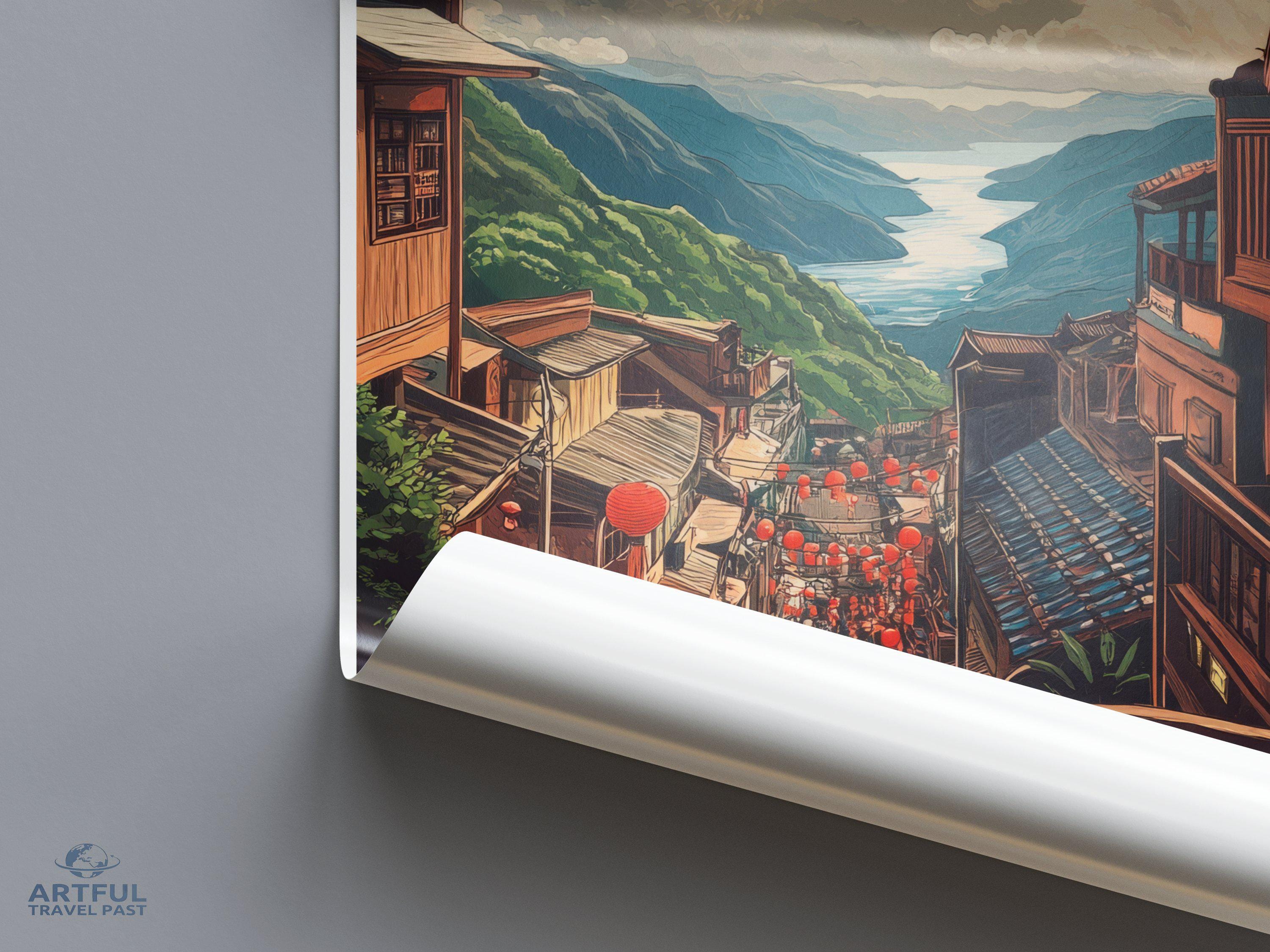 Jiufen Poster - Taiwan Wall Art