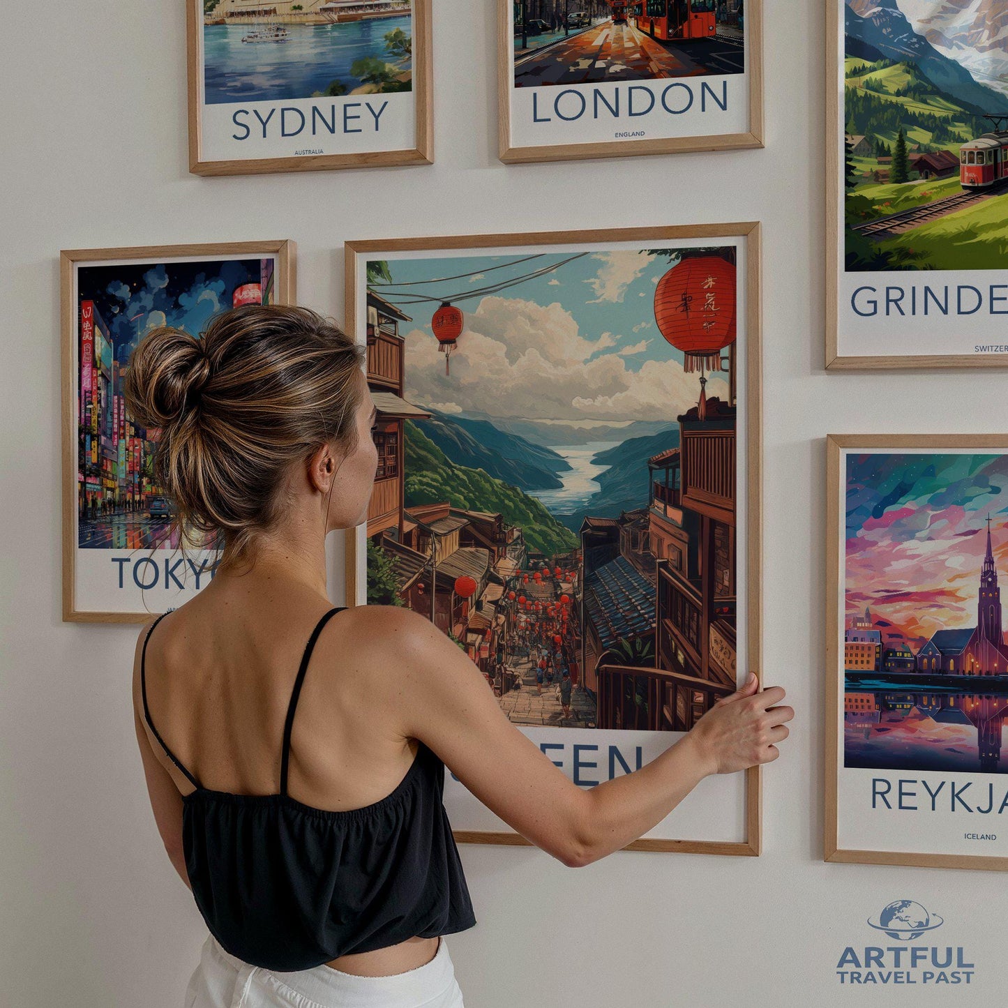 Jiufen Poster - Taiwan Wall Art