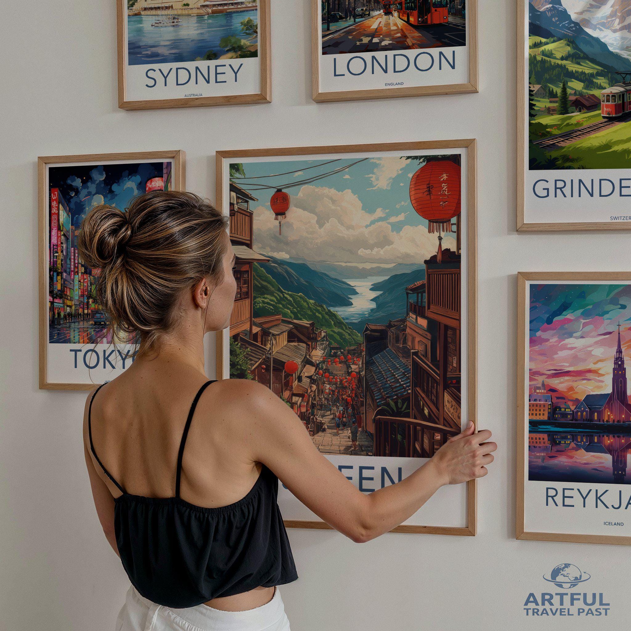 Jiufen Poster - Taiwan Wall Art