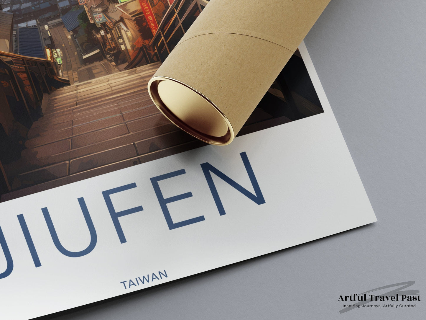 Jiufen Poster | Taiwan Wall Art | Asia Decor