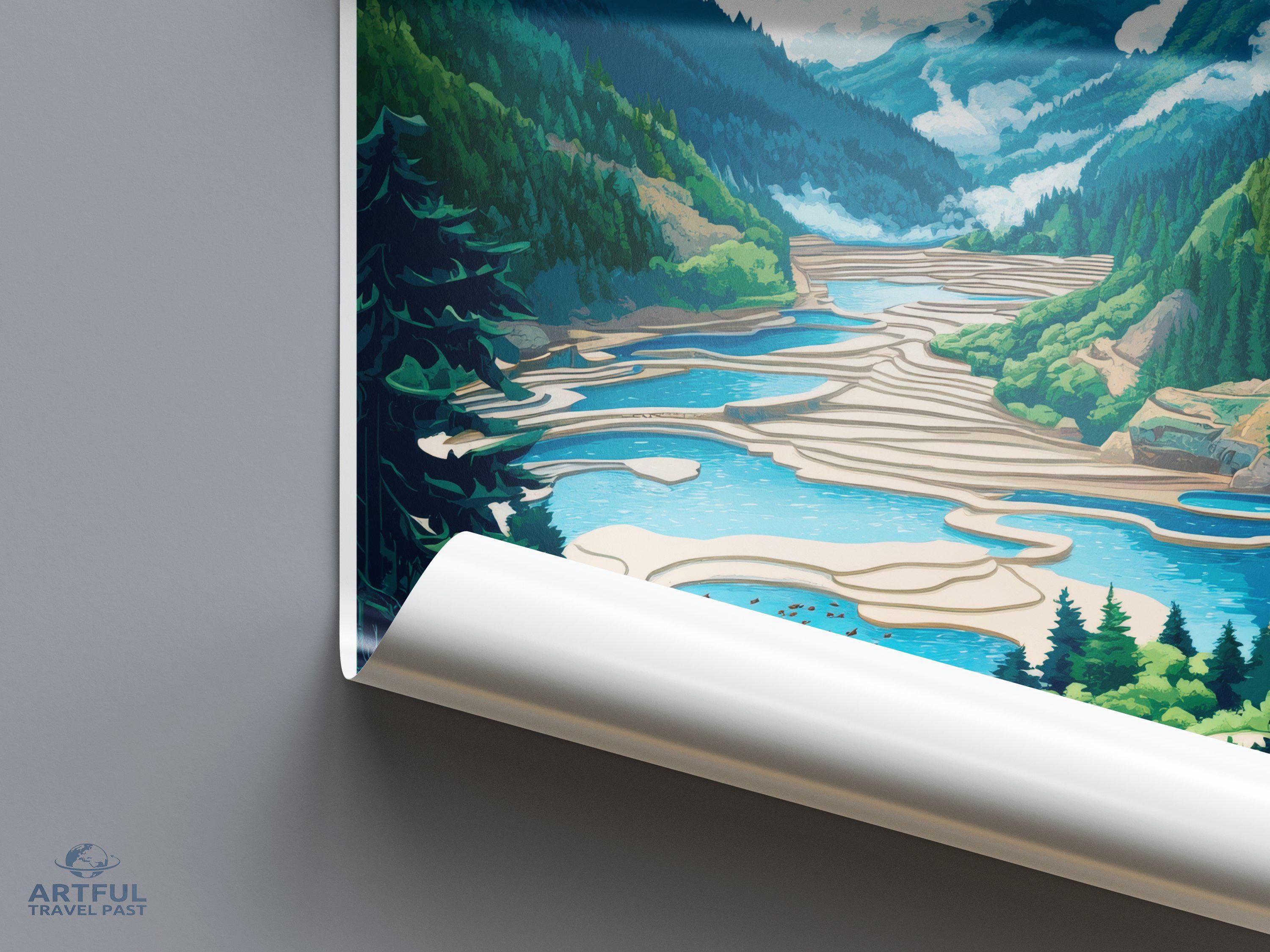 Jiuzhaigou National Park Poster