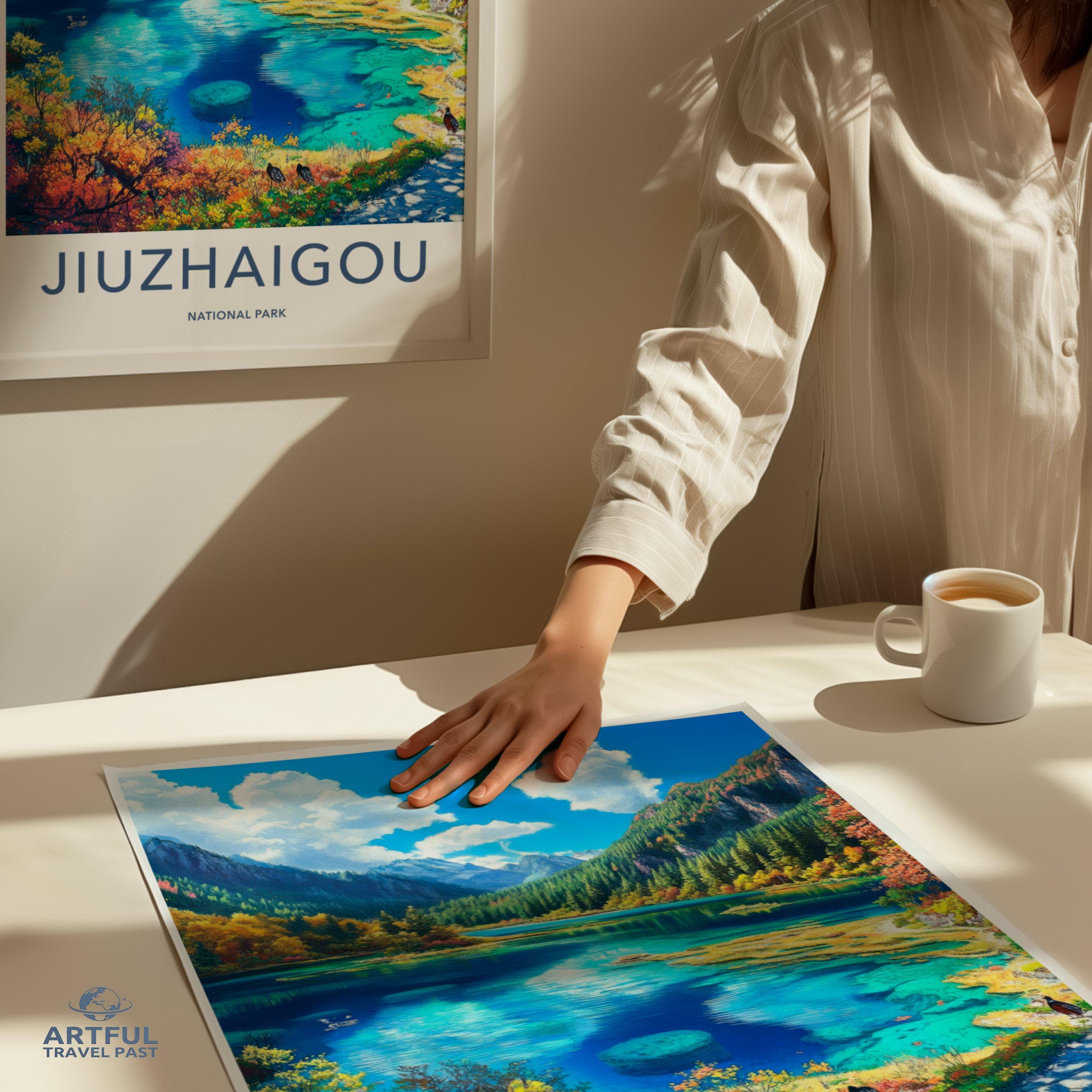 Jiuzhaigou National Park Poster | China Wall Art