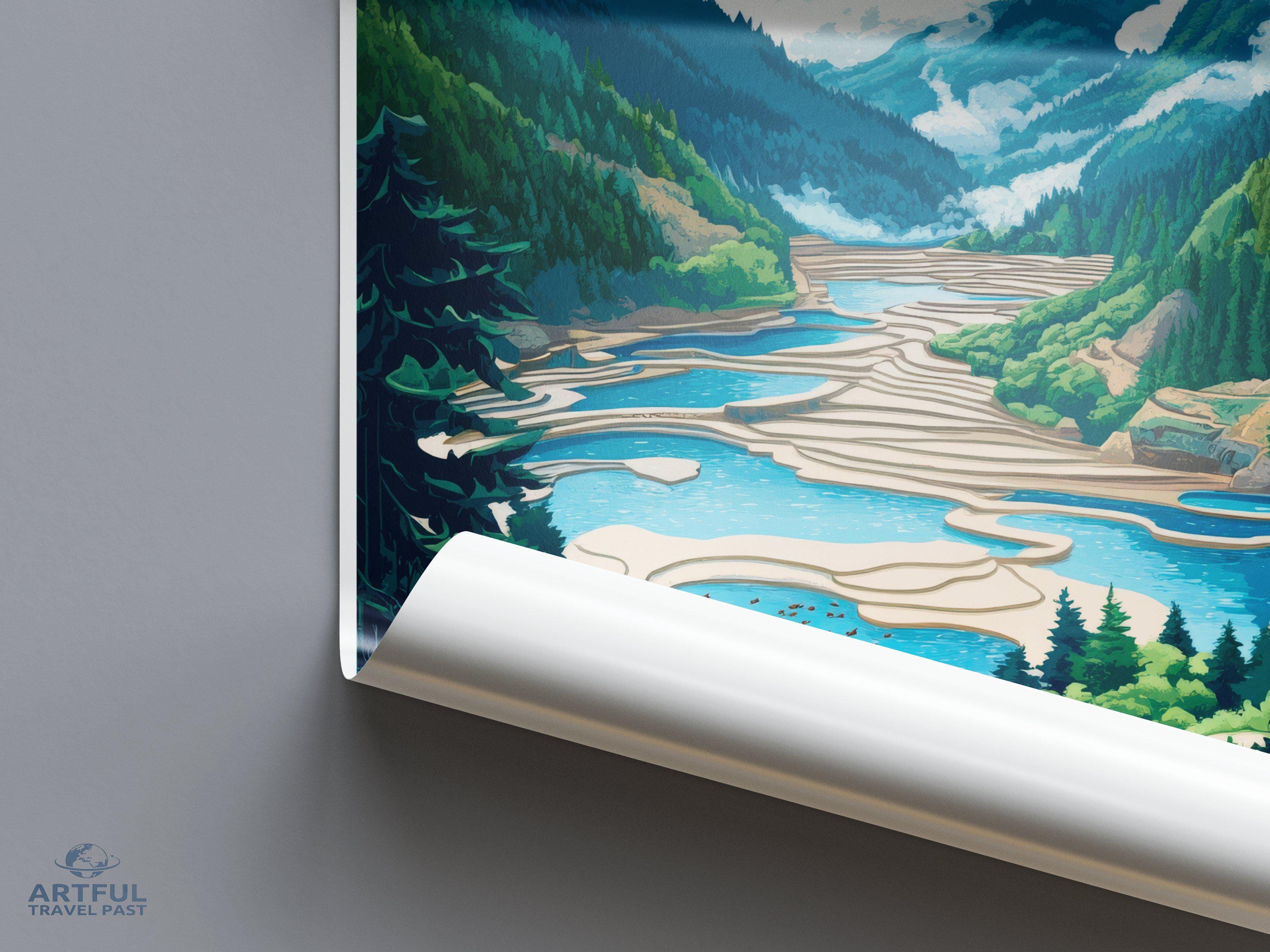 Jiuzhaigou National Park Poster | China Wall Art