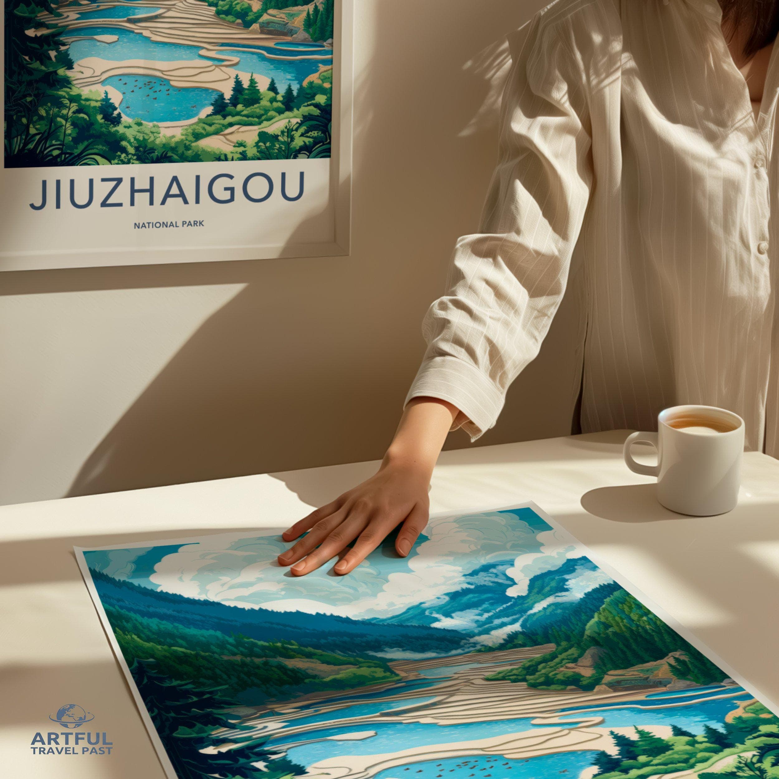 Jiuzhaigou National Park Poster | China Wall Art