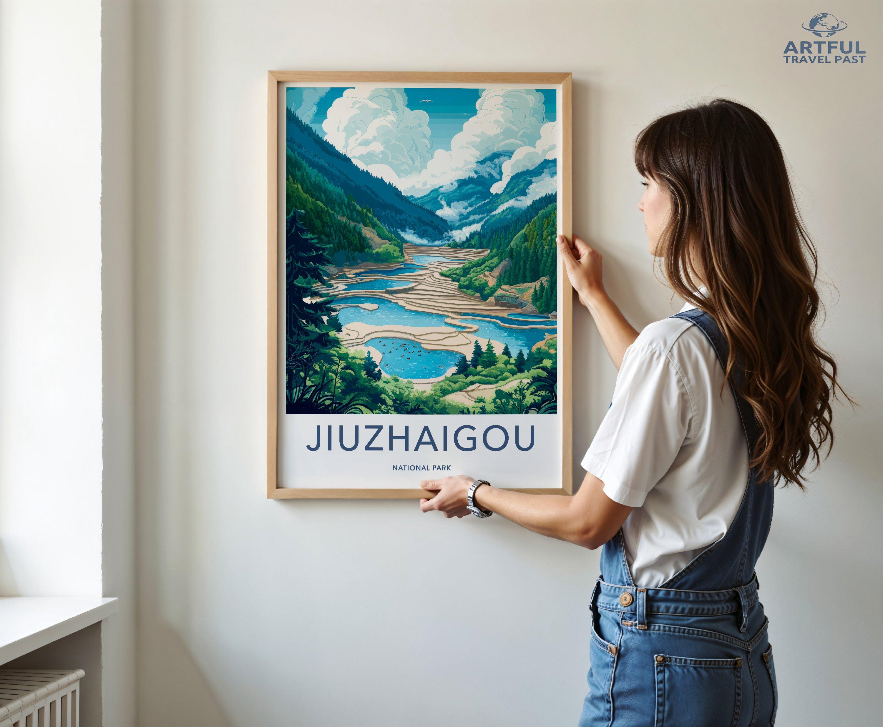 Jiuzhaigou National Park Poster | China Wall Art