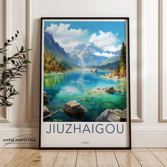 Jiuzhaigou Poster - China Wall Art