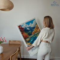 Jiuzhaigou Valley Poster - China Wall Art