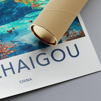 Jiuzhaigou Valley Poster - China Wall Art