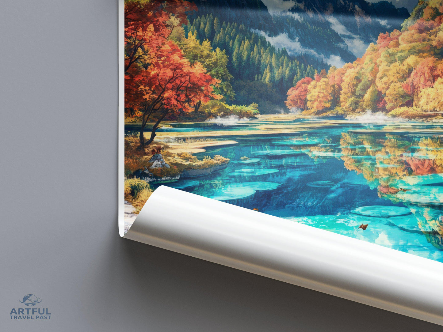 Jiuzhaigou Valley Poster - China Wall Art