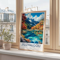 Jiuzhaigou Valley Poster - China Wall Art