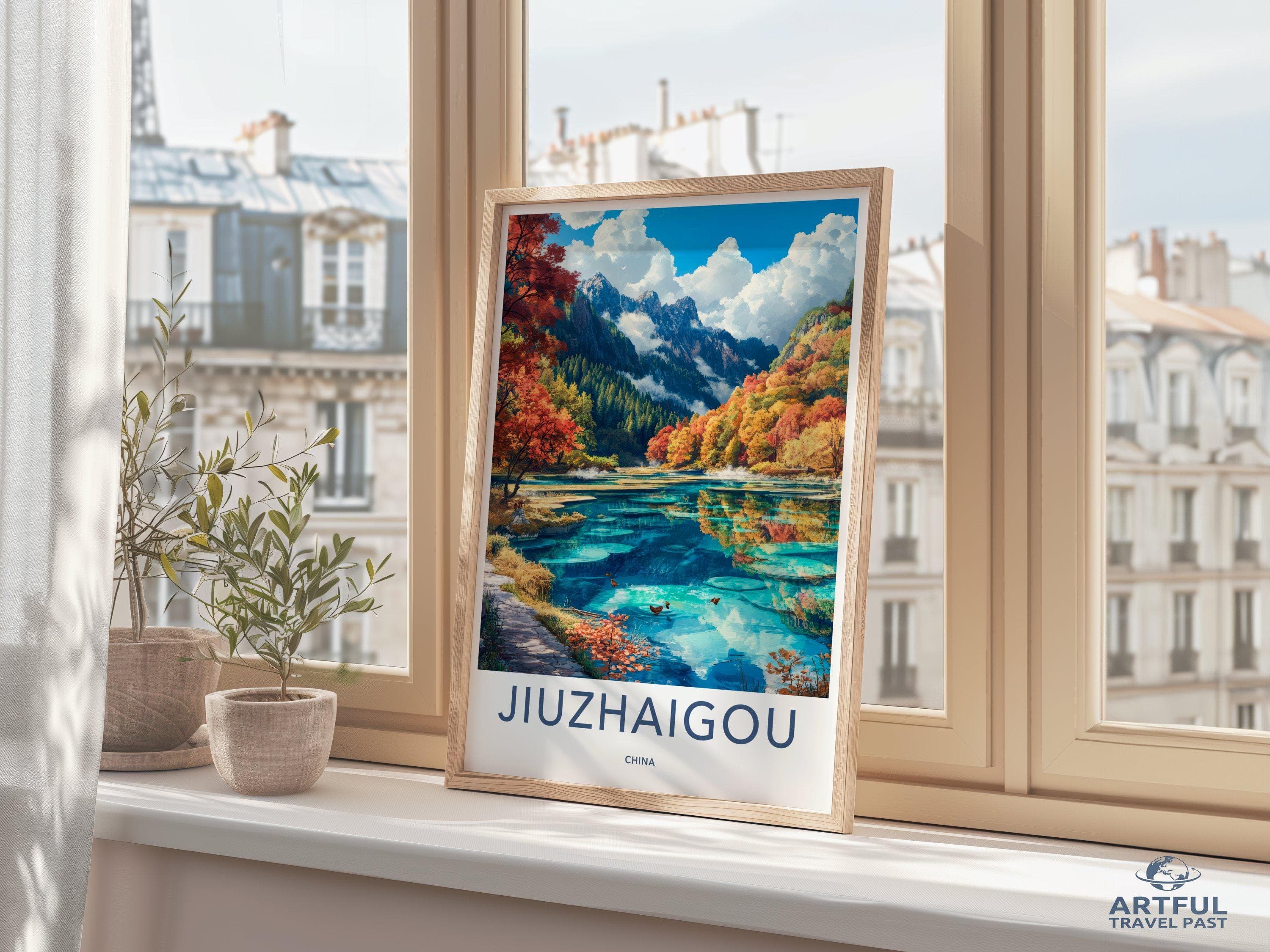 Jiuzhaigou Valley Poster - China Wall Art