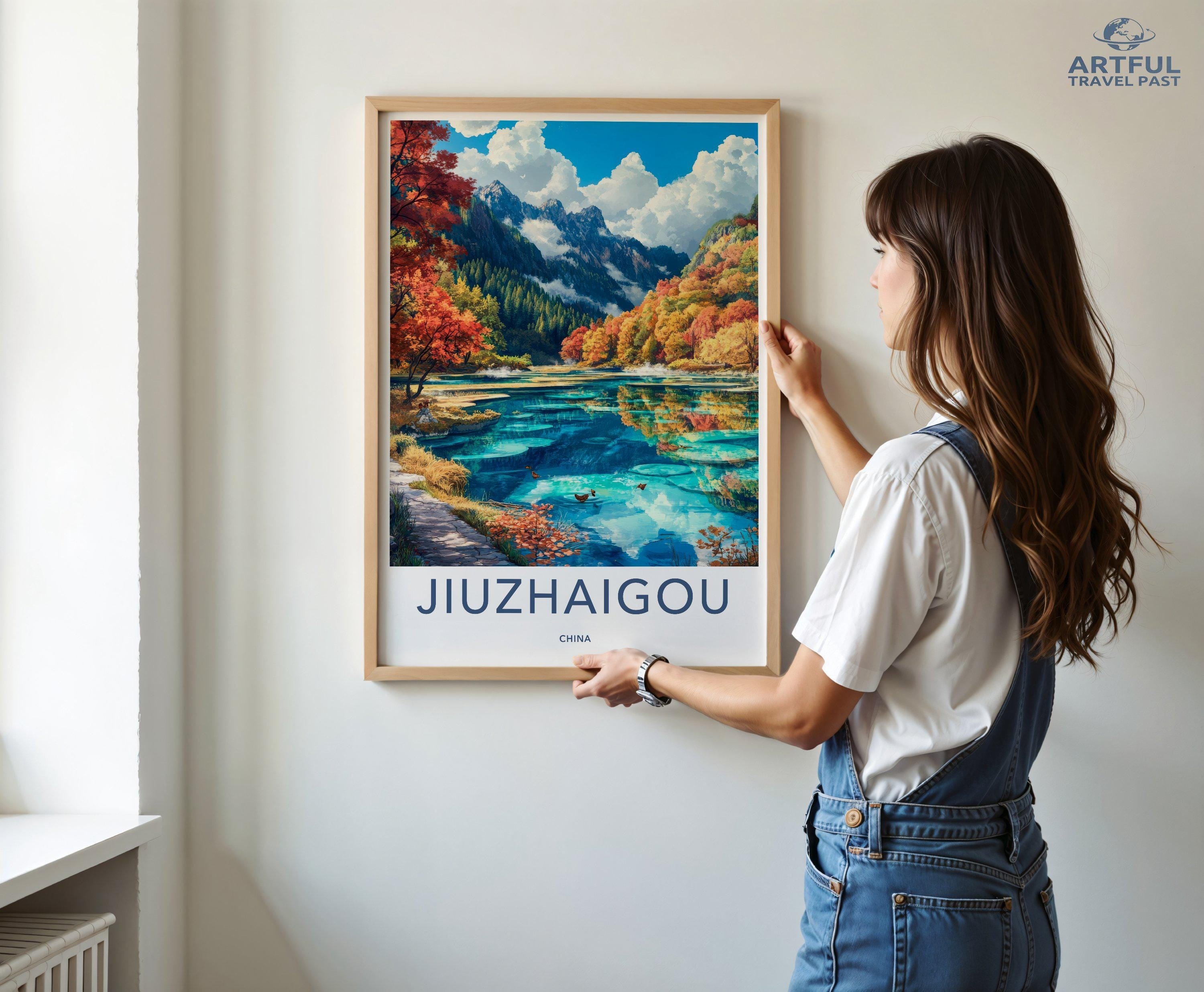 Jiuzhaigou Valley Poster - China Wall Art
