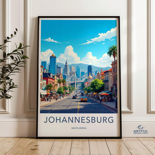 Johannesburg Poster - South Africa Wall Art