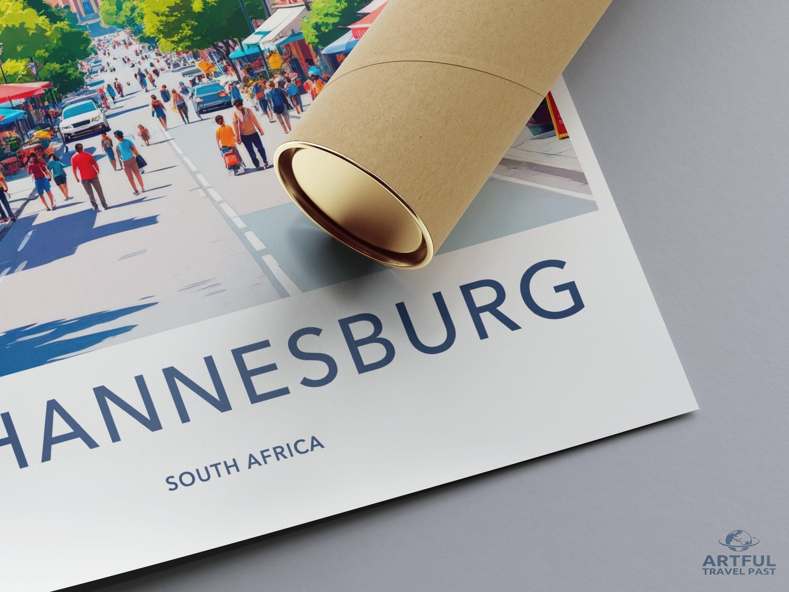 Johannesburg Poster | South Africa Wall Art