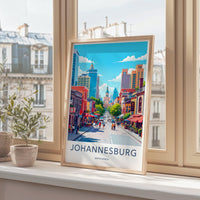 Johannesburg Poster | South Africa Wall Art