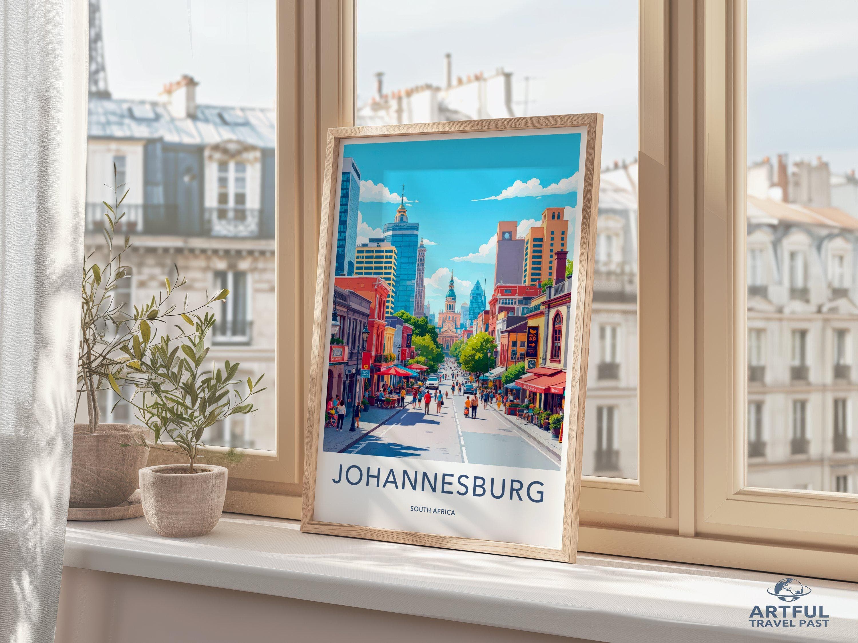 Johannesburg Poster | South Africa Wall Art