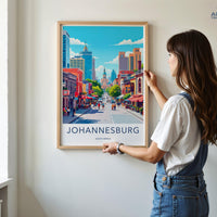 Johannesburg Poster | South Africa Wall Art