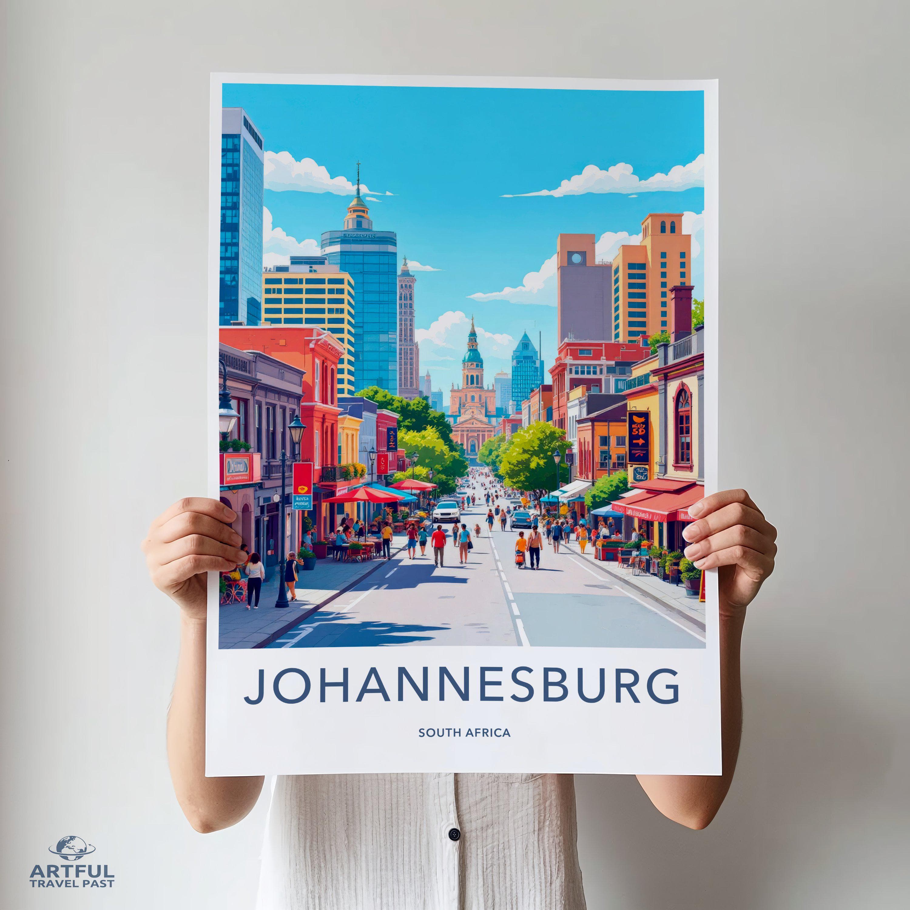 Johannesburg Poster | South Africa Wall Art