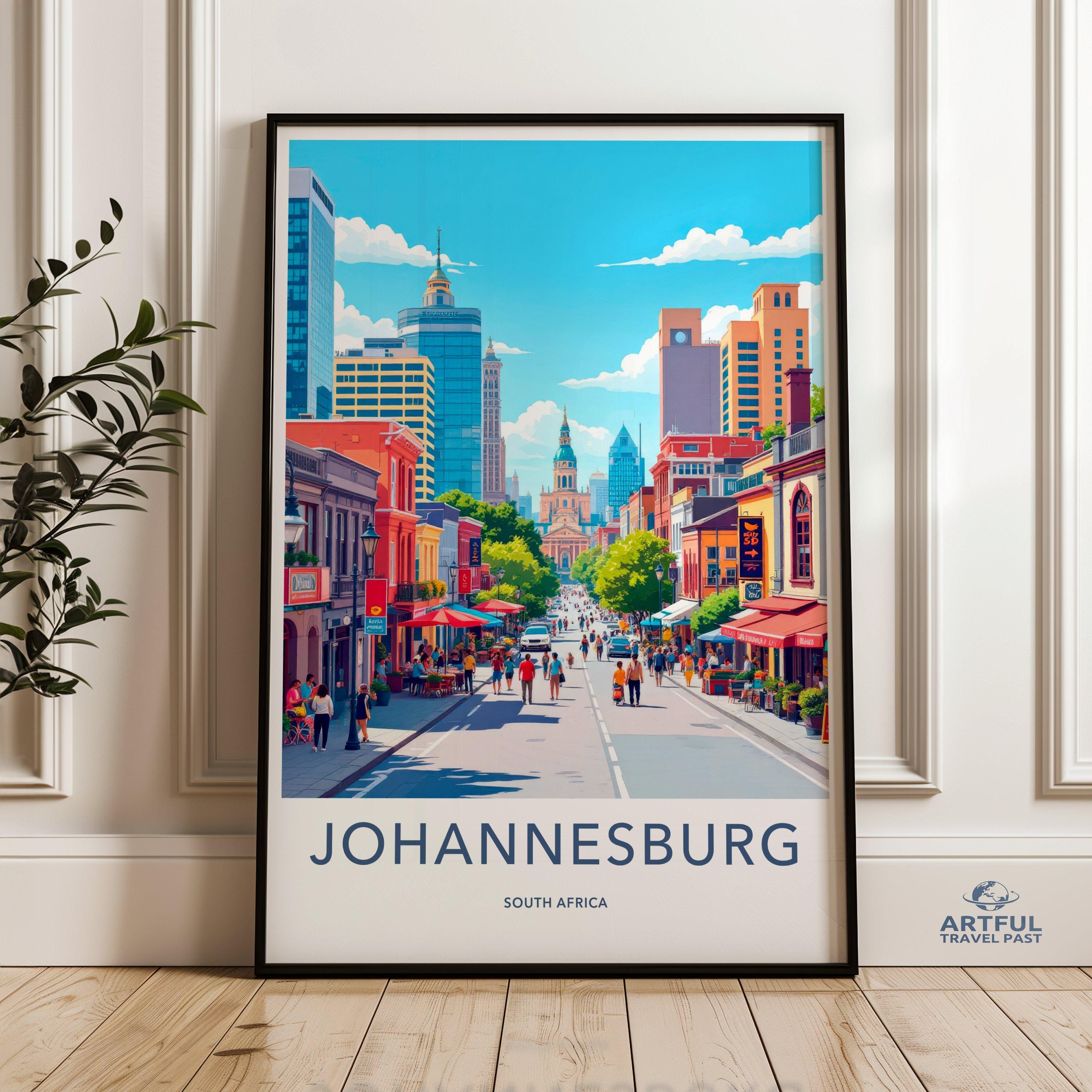 Johannesburg Poster | South Africa Wall Art