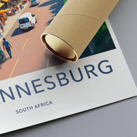 Johannesburg Poster | South Africa Wall Art | Africa Decor