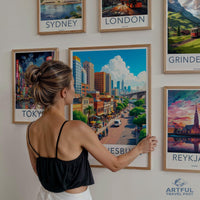 Johannesburg Poster | South Africa Wall Art | Africa Decor