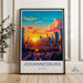 Johannesburg Poster | South Africa Wall Art | Africa Decor
