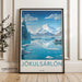 Jökulsárlón Poster | Vatnajökull Wall Art | Iceland Decor