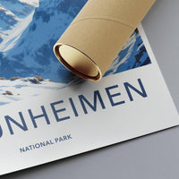 Jotunheimen National Park Poster | Norway Wall Art