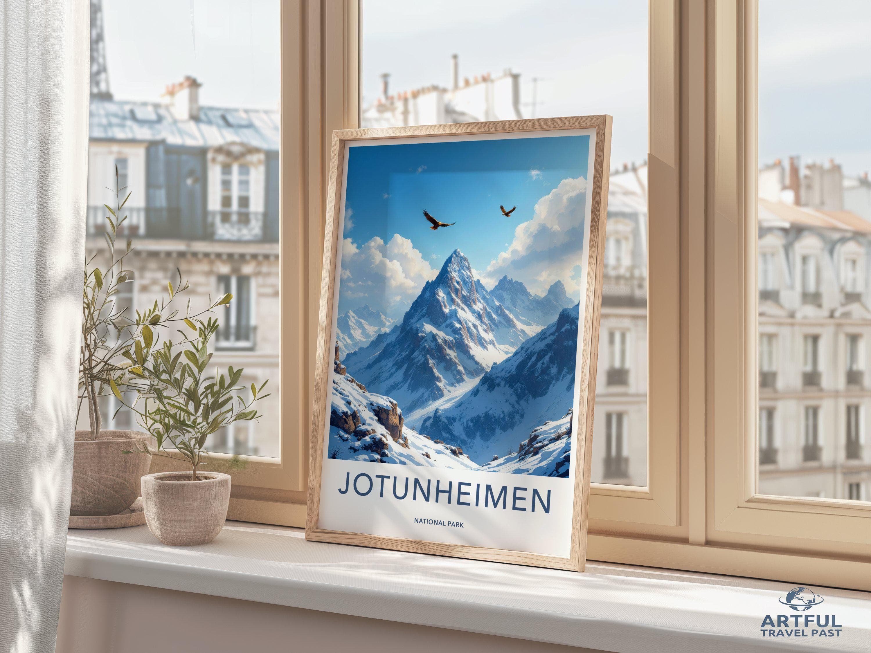 Jotunheimen National Park Poster | Norway Wall Art