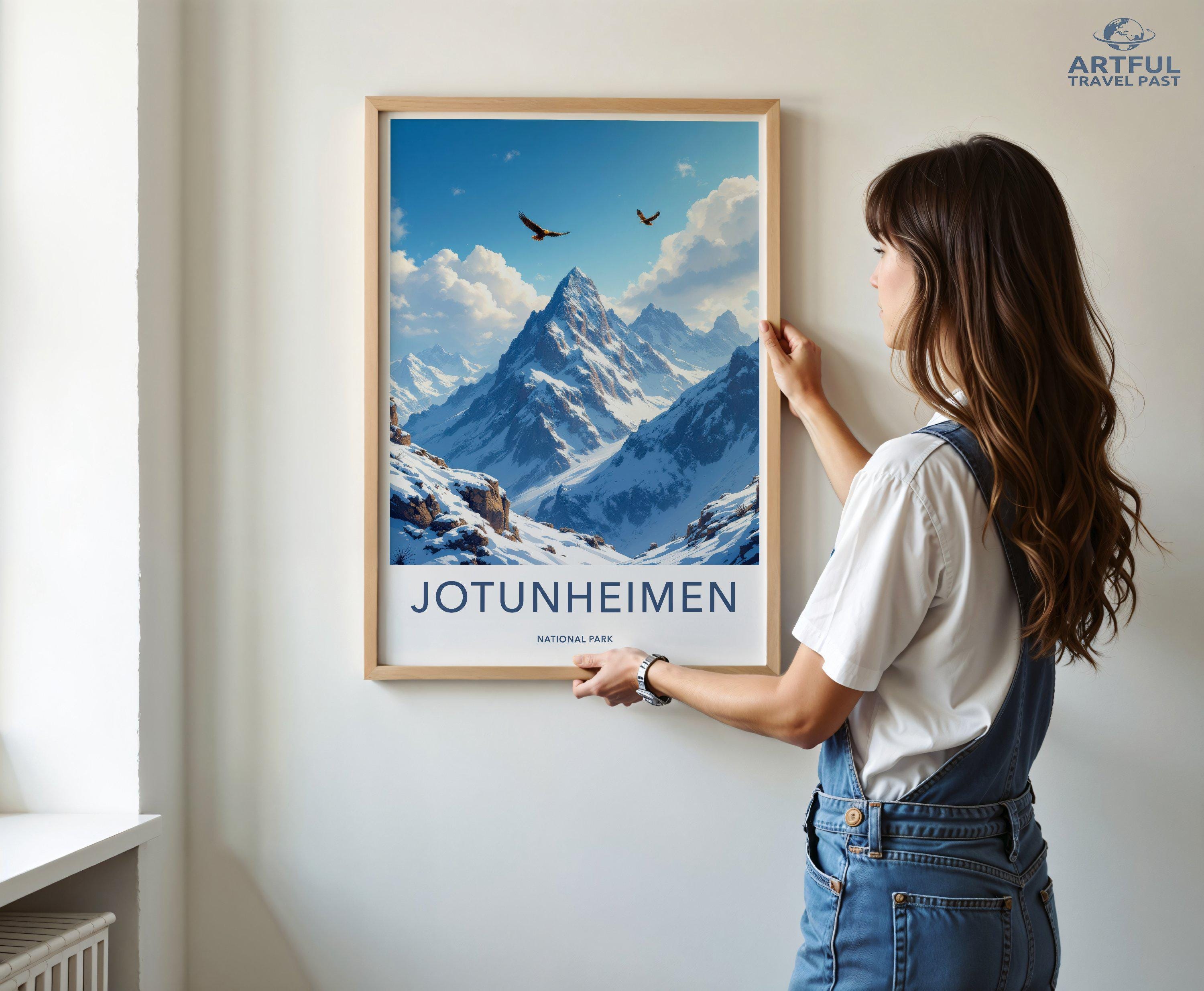 Jotunheimen National Park Poster | Norway Wall Art