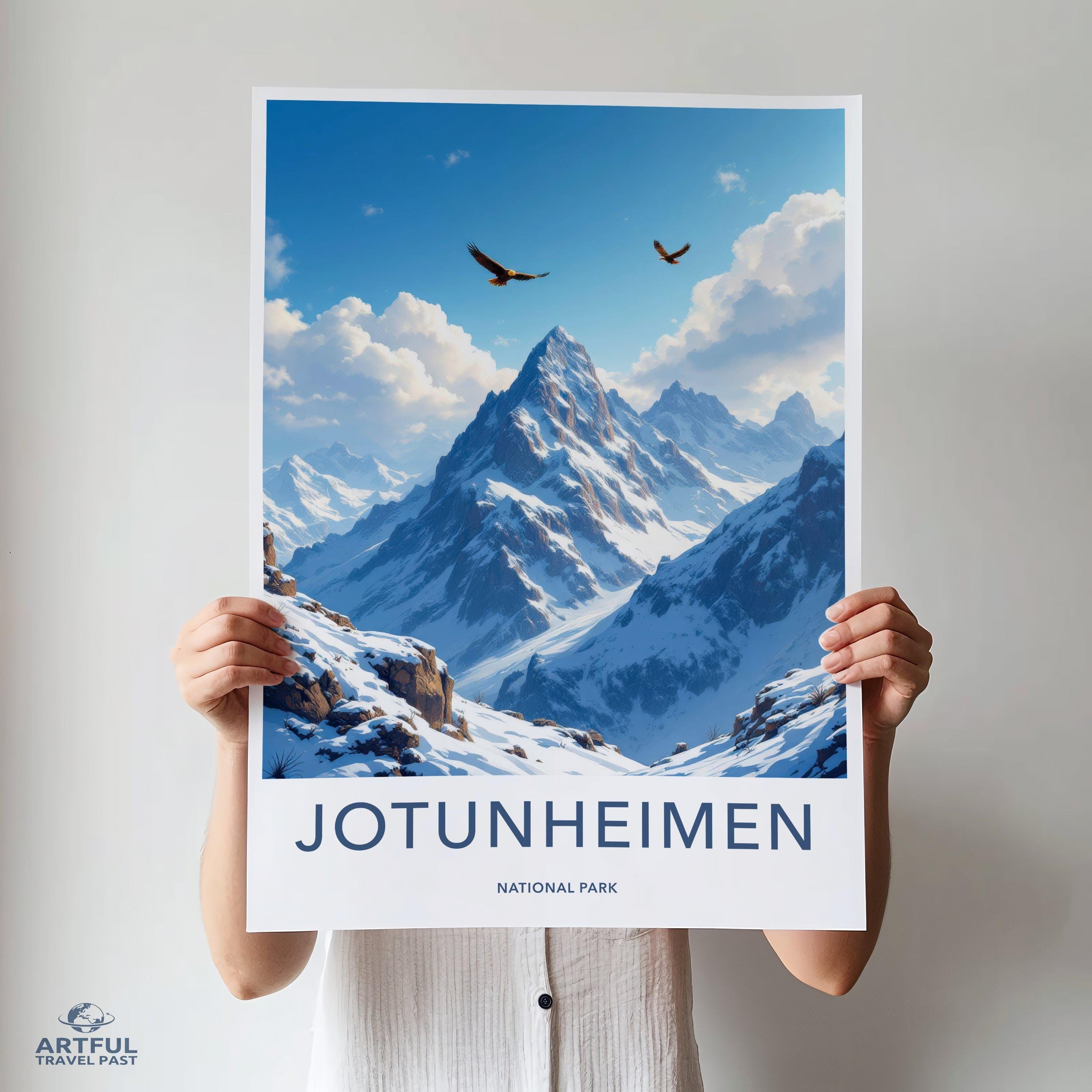 Jotunheimen National Park Poster | Norway Wall Art