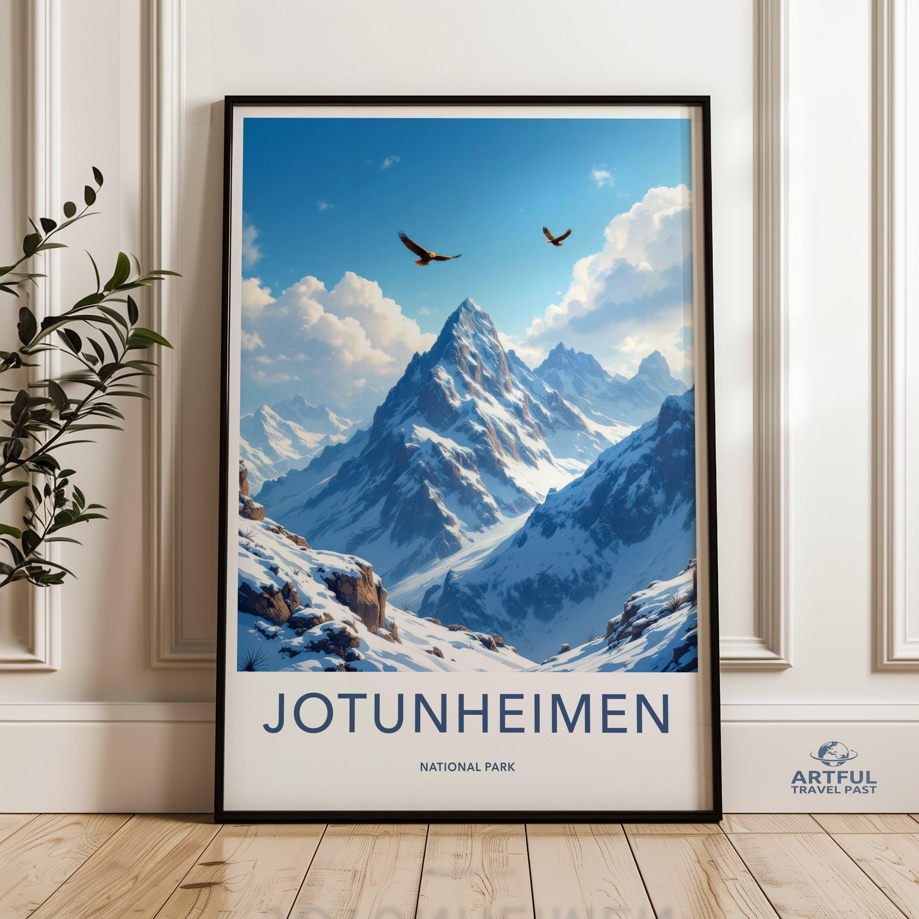 Jotunheimen National Park Poster | Norway Wall Art