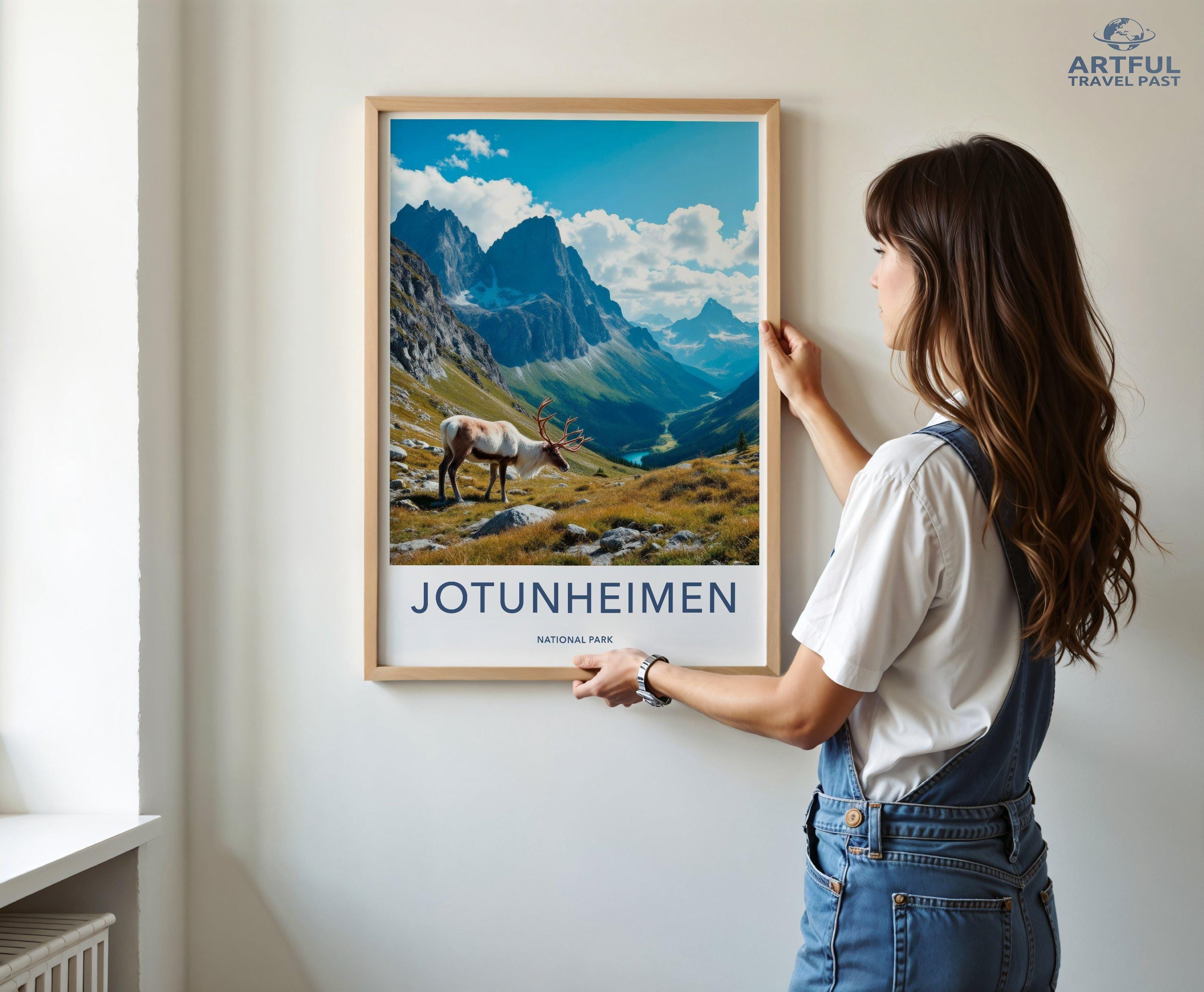 Jotunheimen National Park Poster | Norway Wall Art