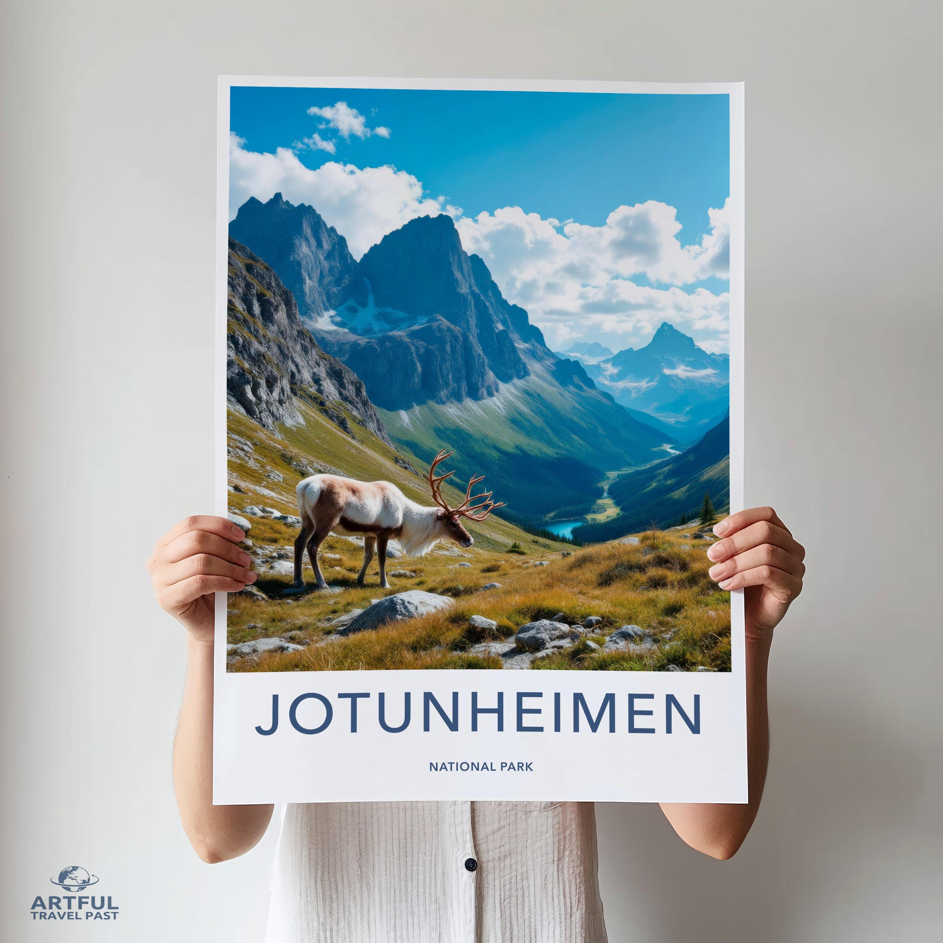 Jotunheimen National Park Poster | Norway Wall Art