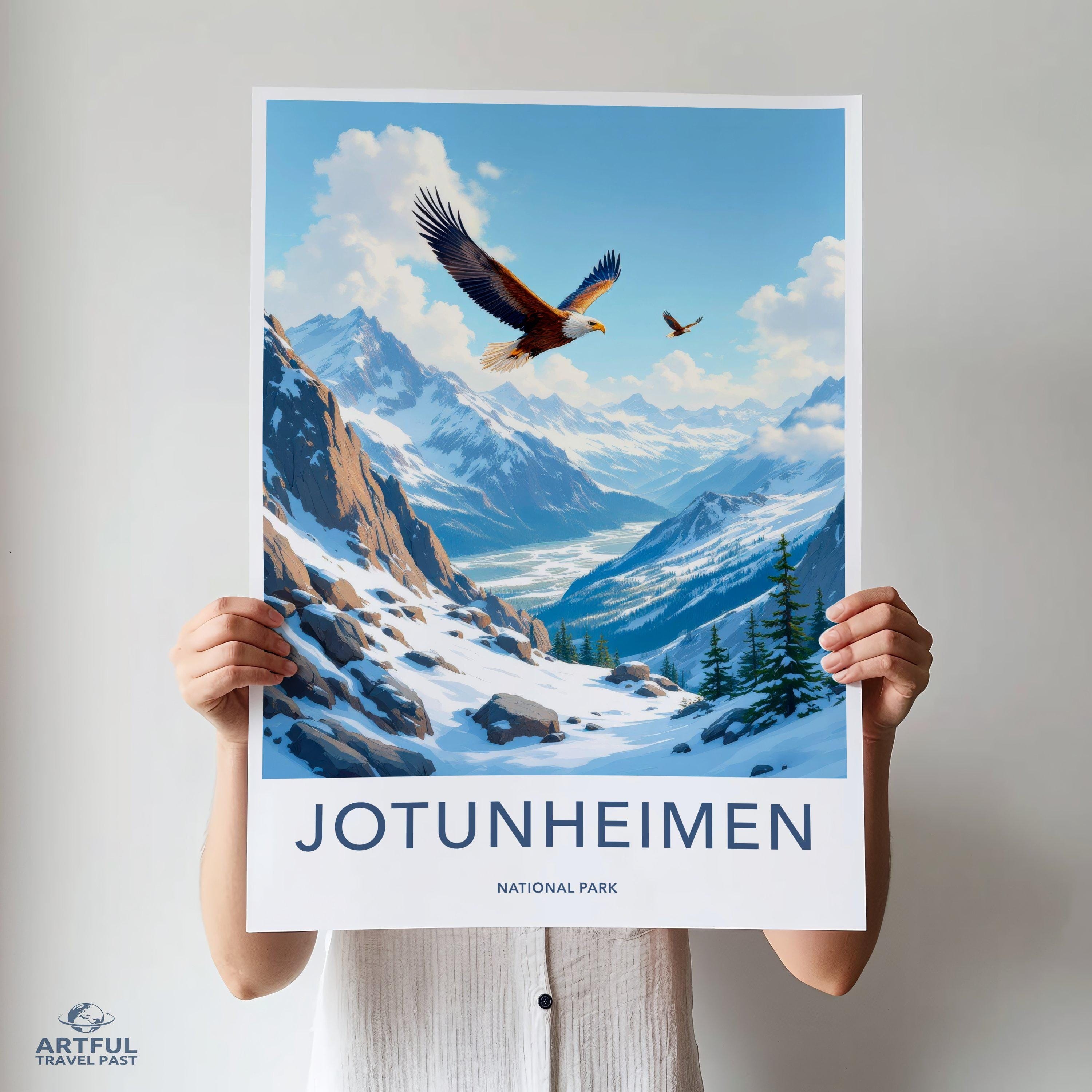 Jotunheimen National Park Poster | Norway Wall Art