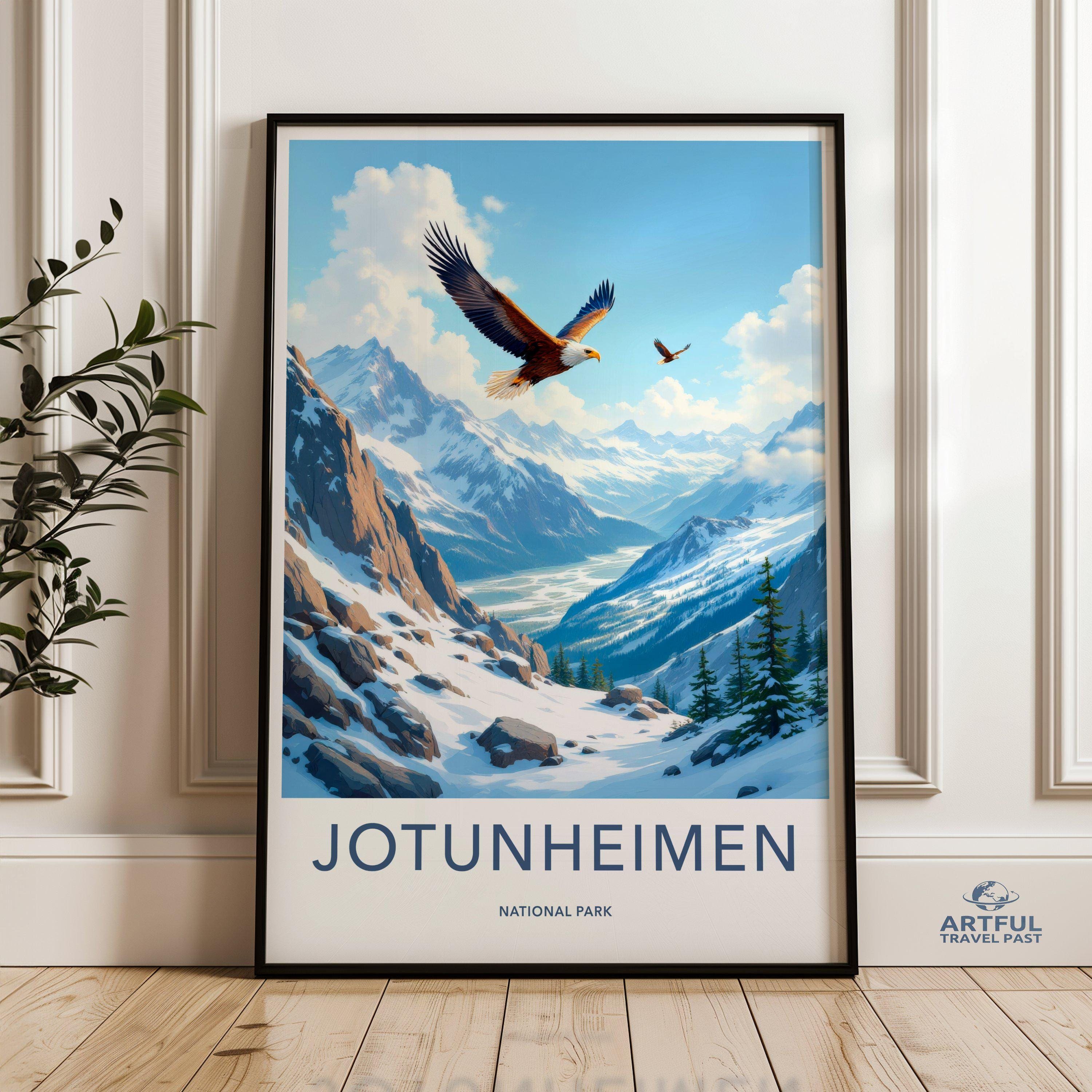 Jotunheimen National Park Poster | Norway Wall Art